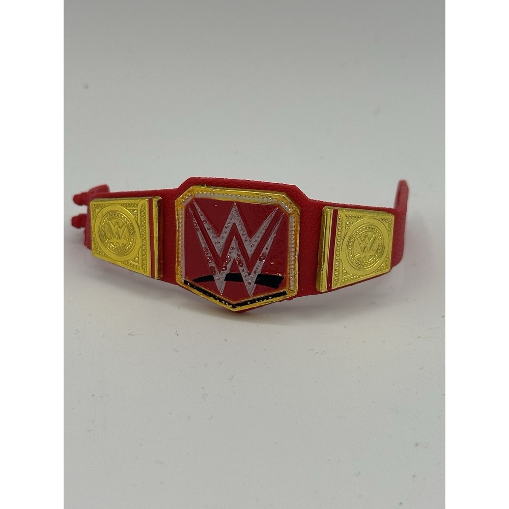 WWE Mattel Wrestling Figure Raw Universal Heavyweight Title Belt Elite Red 2013